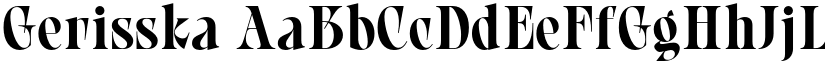 Gerisska font download