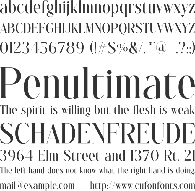 Ekatori font preview