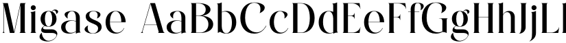 Migase font