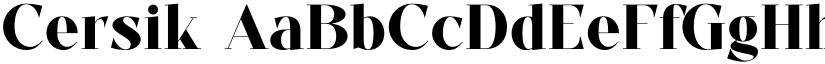 Cersik font download