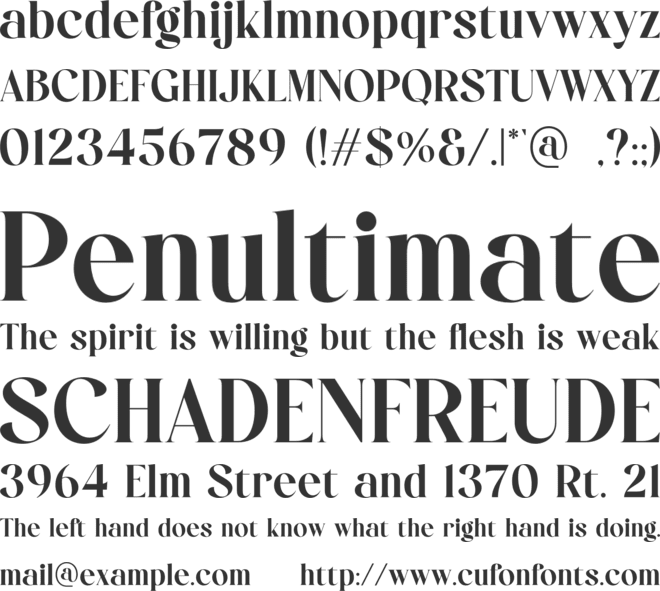 Qalgeri font preview