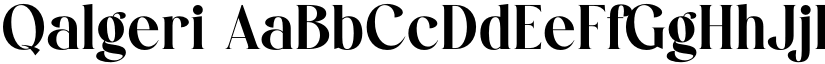 Qalgeri font