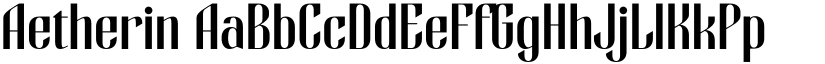Aetherin font