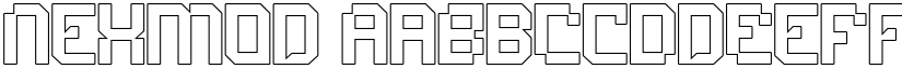 Nexmod font