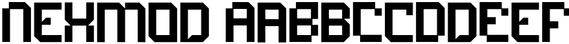 Nexmod font download