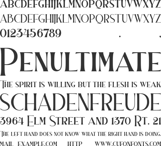 Brachella Drumal font preview