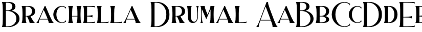 Brachella Drumal font
