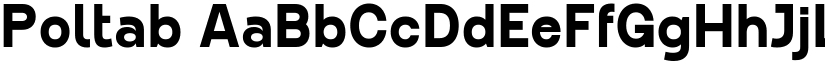 Poltab font