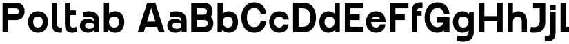 Poltab font