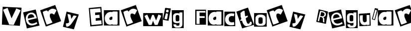 Very Earwig Factory font download