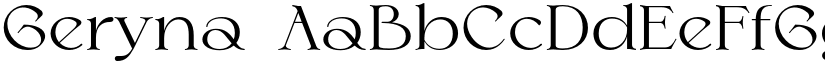 Geryna font download