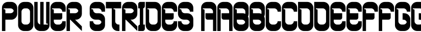 Power Strides font