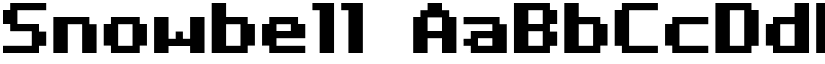 Snowbell font download