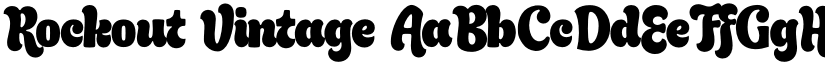 Rockout Vintage font download
