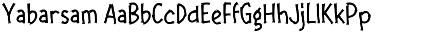 Yabarsam font download