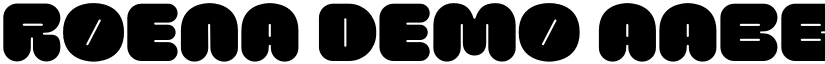 Roena Demo font