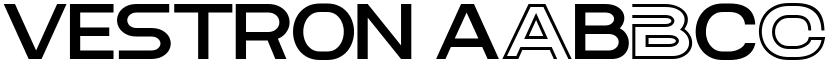 VESTRON font