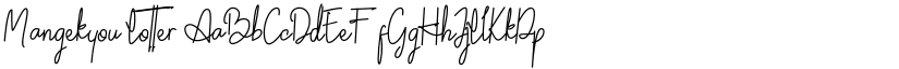 Mangekyou Lotter font