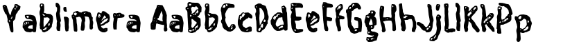 Yablimera font download
