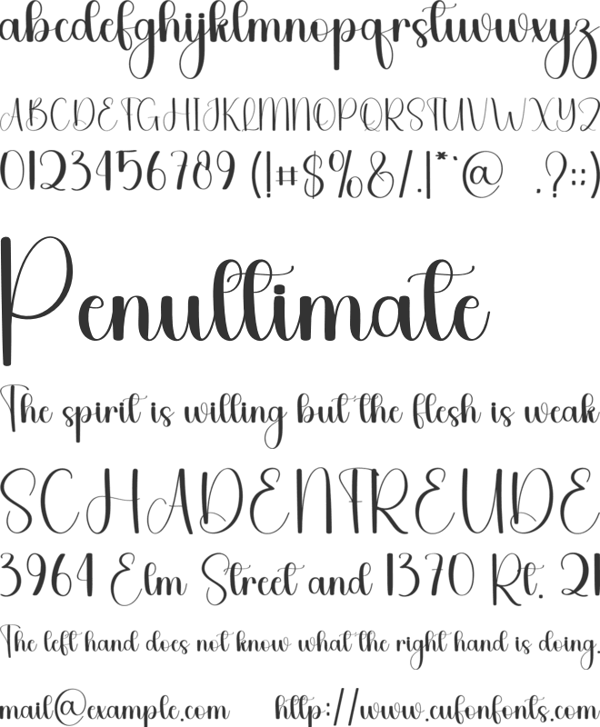 Someline font preview