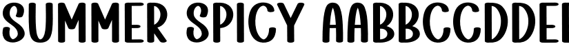 Summer Spicy font