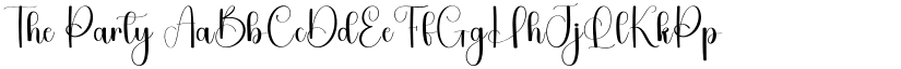 The Party font