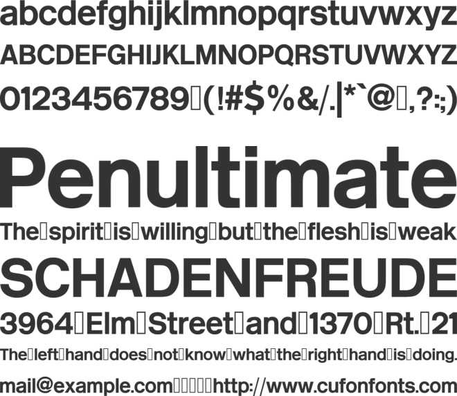 Balint Grotesk font preview