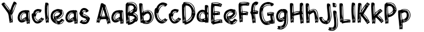 Yacleas font