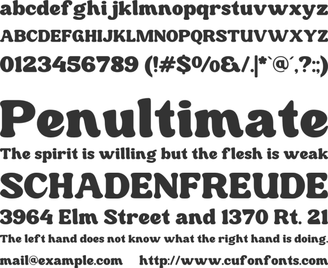 Golden Fat font preview