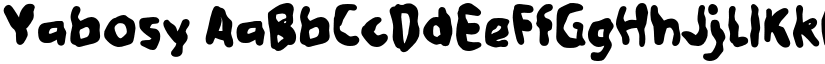 Yabosy font