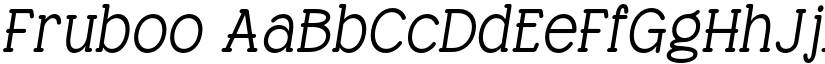 Fruboo font
