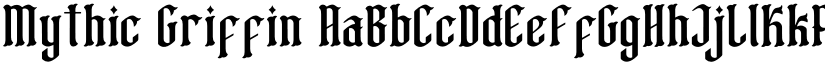 Mythic Griffin font