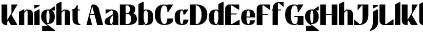 Knight font