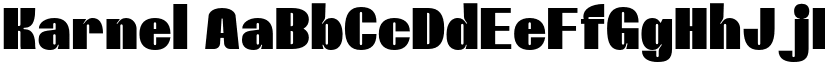 Karnel font download
