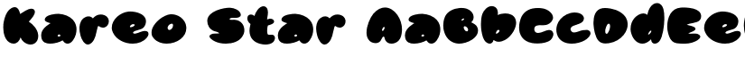 Kareo Star font