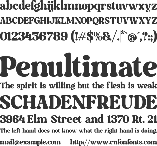 Hola Delight font preview