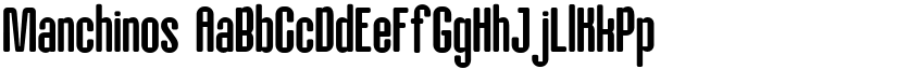 Manchinos font