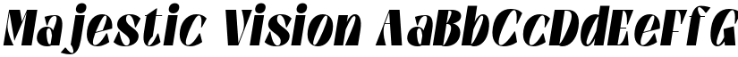Majestic Vision font