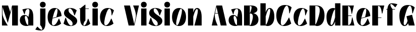 Majestic Vision font