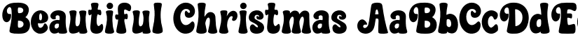 Beautiful Christmas font