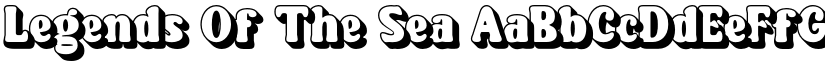 Legends Of The Sea font