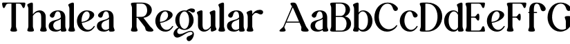 Thalea font download