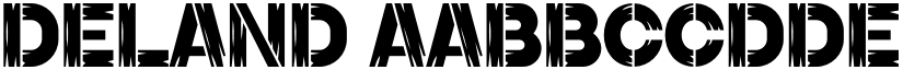 Deland font