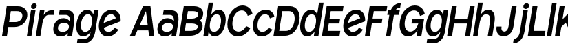 Pirage font