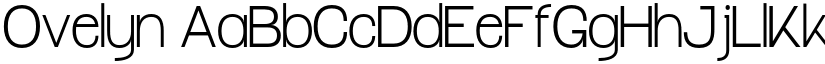 Ovelyn font
