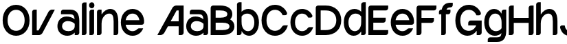 Ovaline font download