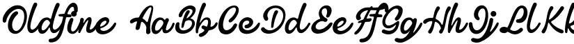 Oldfine font