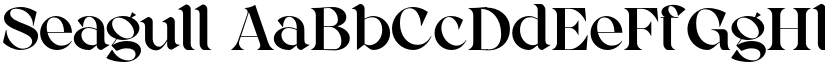 Seagull font