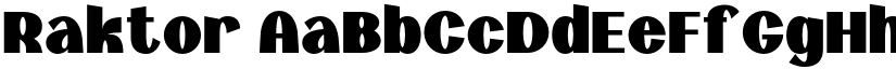Raktor font download