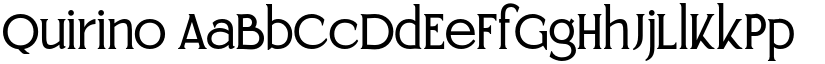 Quirino font